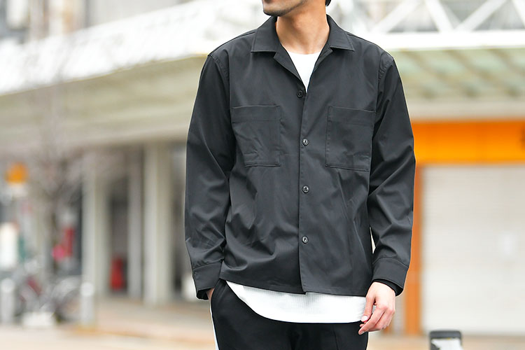 黒のCPOシャツジャケット