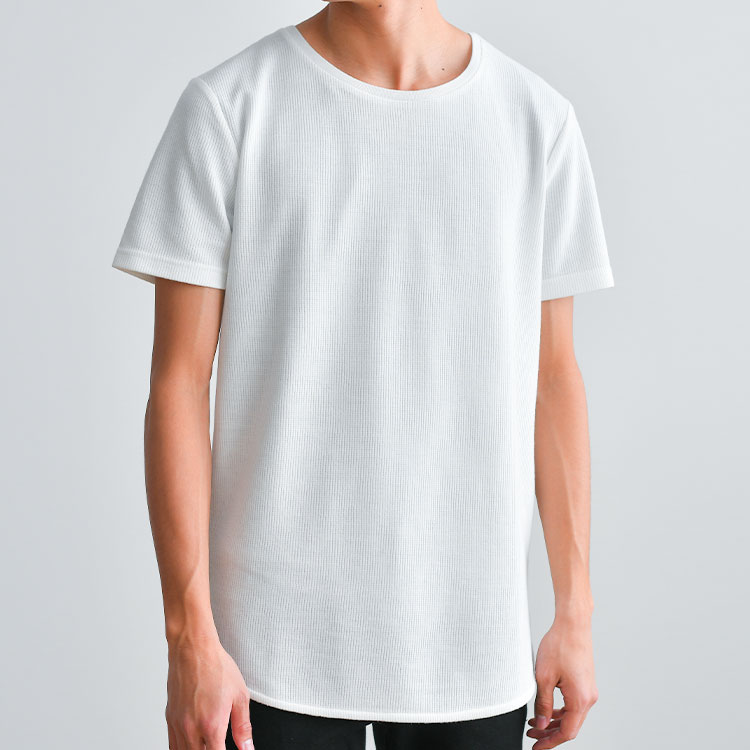 接触冷感×Nanotec半袖ロング丈Tシャツの商品リンク